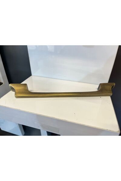 Taşkın Aksesuar Yason Metal Handle 160-192mm Antique Yellow Cabinet Cover Modern Drawer Furniture Tv Unit Bedside Table Cloakroom