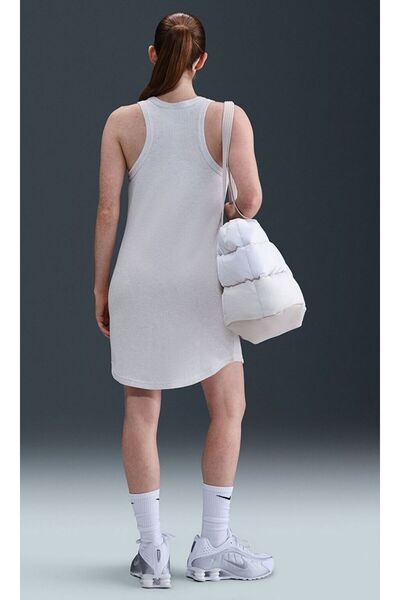 Nike Φόρεμα NSW NK CHLL WFL TANK DRESS Γυναικείο φόρεμα από ύφασμα βάφλας