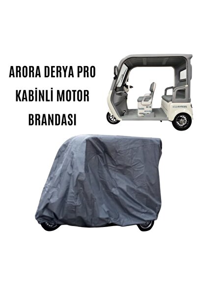 MaxDurable Arora Derya Pro 3 Tekerlekli Kabinli Elektrikli Motosiklet Brandası