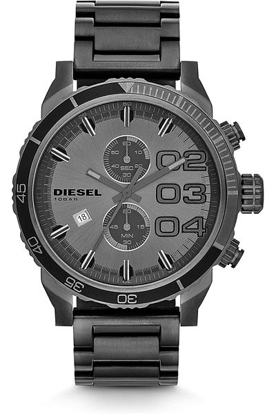 Diesel Men's Double Down Chronograph, Stainless Steel Watch
