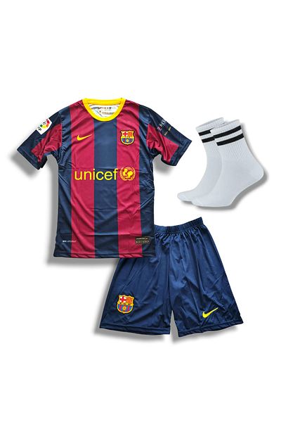 Flextreme Barcelona- 10 Ronaldinho -Gaucho 2006 Νέας σεζόν Παιδική φανέλα 3 τεμαχίων