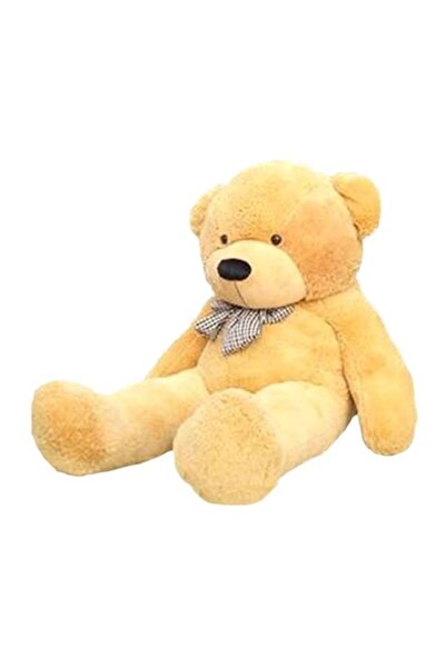 rexa لعبة دب تيدي ضخمة وناعمة محشوة بشكل لطيف مع فيونكة للرقبة