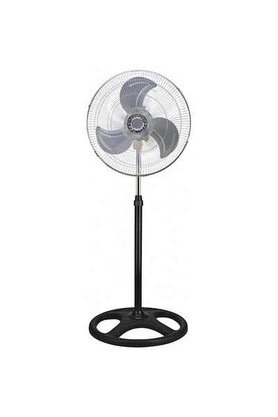 VICTRONIC Ventilator electric cu suport 3 în 1, lame metalice, înălțime reglabilă, 45 cm, 3 niveluri de viteză, 60 W, negru