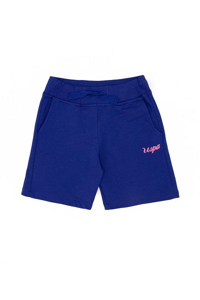U.S. Polo Assn. Pantaloni scurți tricotati albastri pentru copii