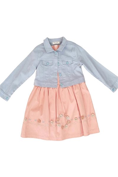 Veni Baby Girl's Dress Jacket Set