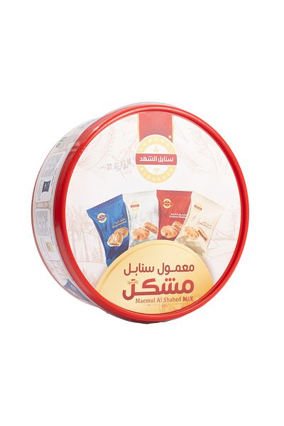 Sanabel Alshahed معمول التمر والبر والقرفة 550 جرام