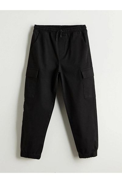 LC Waikiki Lcw Kids Buy Elastic Waist Boys Cargo Jogger Pants (W5)