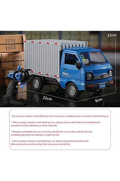 scntoys Uzaktan Kumandalı RC Kamyonet Kumandalı Sesli Işıklı Jarjlı Kamyon Yük Taşıma Aracı Yük Taşıma Aracı