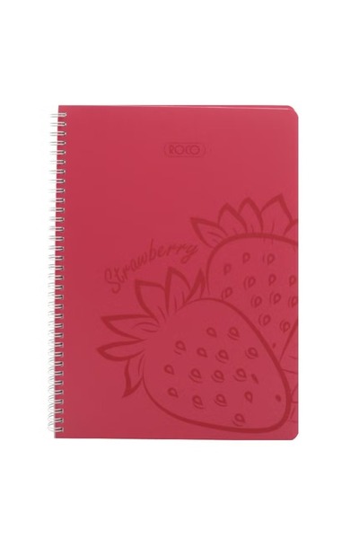 Roco A4 Notebook – 100 Sheets, Double Ruled, Durable Cover