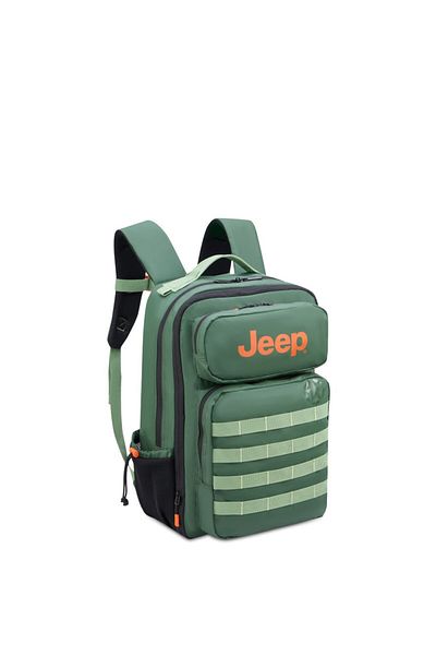 Delsey JEEP TACTICAL 15.6 INCH BACKPACK GREEN + LUNCH BAG BLACK