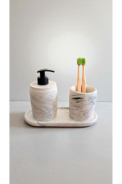 Trust Stone Σετ μπάνιου από σκυρόδεμα Marble Series