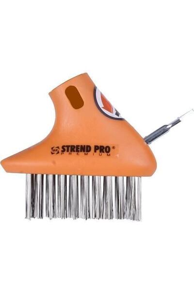 Strend Pro Perie pentru curățarea rosturilor, pavajelor, buruienilor, oțelului, sistem Multi-Lock, 11 cm, Strend Pro
