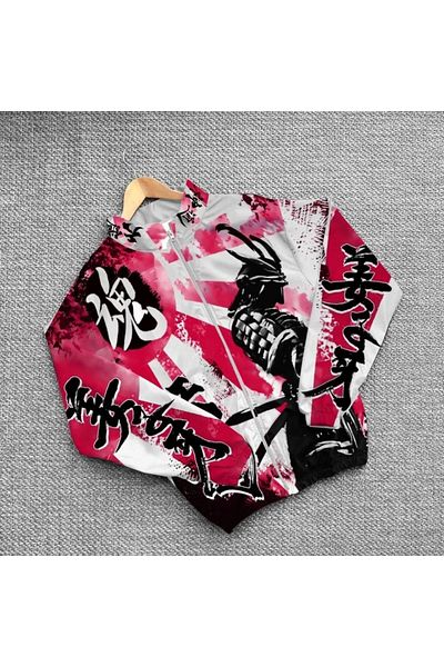 modamtn Unisex Digital Printed Parachute Windbreaker - Colorful