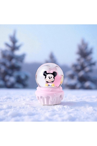 Kuzey Tacı Sevimli Minnie Mouse Kar Küresi – Cupcake Tasarımlı Vip
