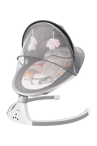 rexa كرسي أرجوحة بثلاث سرعات مع جهاز تحكم عن بعد واثنين من ألعاب الخشخشة وبلو...