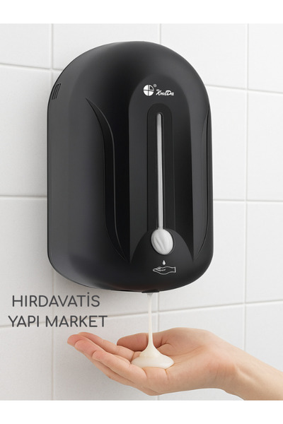 Xinda SENSÖRLÜ PİLLİ/ELEKTRİKLİ SIVI SABUN VERİCİ SİYAH