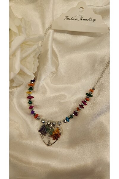 Lumééra Accessory Soy Ağacı Doğal Taş Kolye