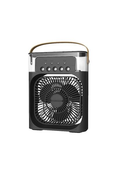Tescomak VAPAir Chilla Humidifier Fan, 5 Spray Settings, 7 LED Colors, Black