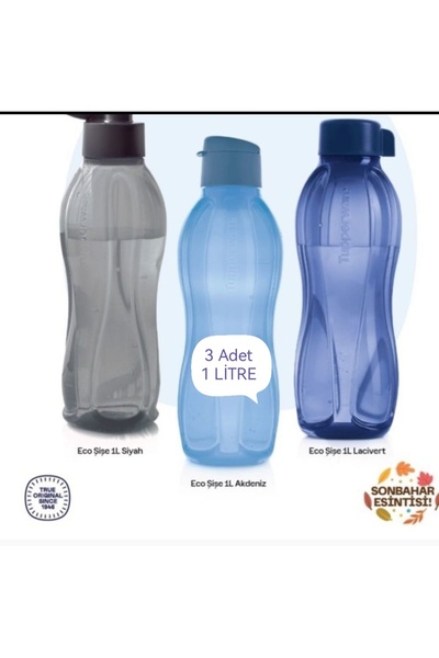 Tupperware 3 Adet 1 LT Suluk.