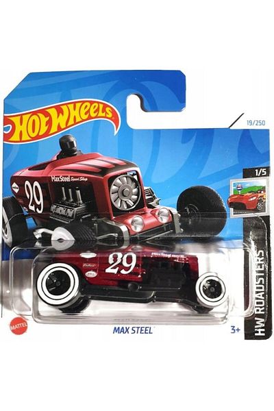 HOT WHEELS Masinuta Metalica Hot Wheels, Max Steel, HW Roadsters, 2024, HTC12-N521, 1:64, visiniu