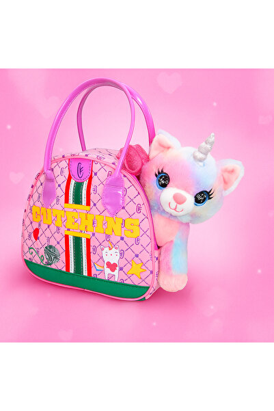 Art Tone Sunman Cute Ki̇ns Plush Cat Cati̇corn Posh with Carrying Bag 2+