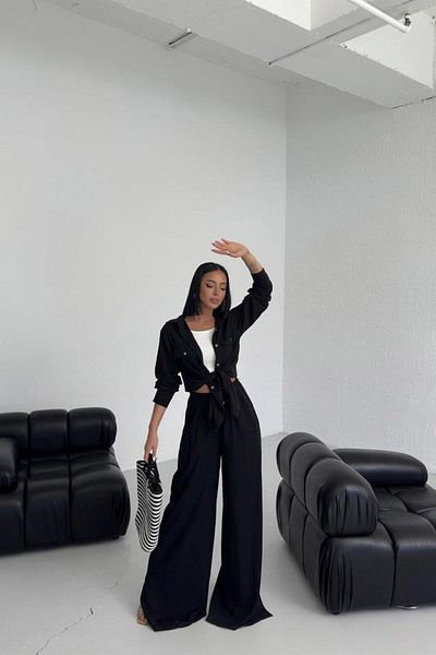 modamtn Buttoned pocket linen double set