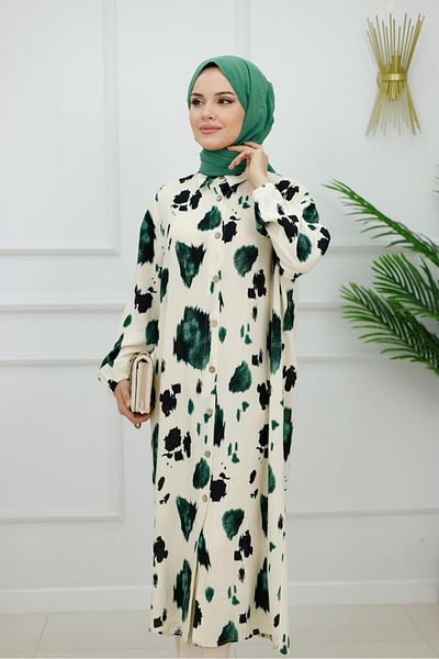 VALENS BOUTİQUE Rochie cămașă hijab pentru femei