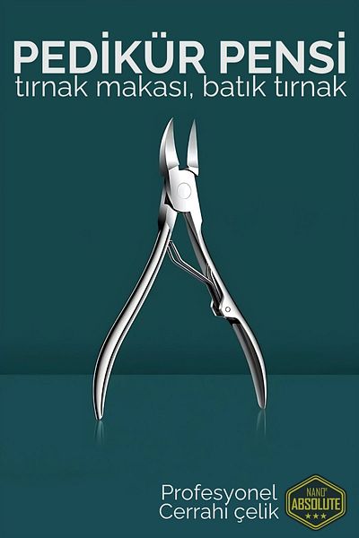 Transformacion مقصات باديكير - مقصات أظافر - مقصات أظافر غائرة فولاذ جراحي احترافي 721925