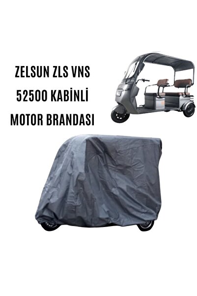 MaxDurable Zelsun ZLS VNS 52500 3 Tekerlekli Elektrikli Kabinli Motor Brandası Örtüsü