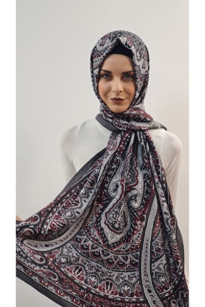 akaksesuar Bambu Kraş Dijital Baskı Şal