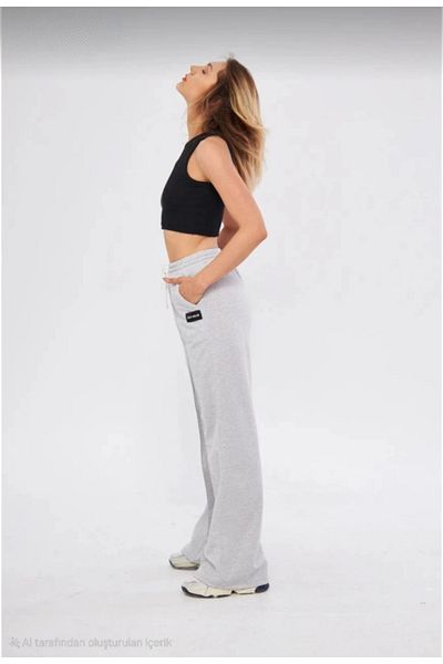 modamtn Two Thread Wide Leg Sweatpants - Gray