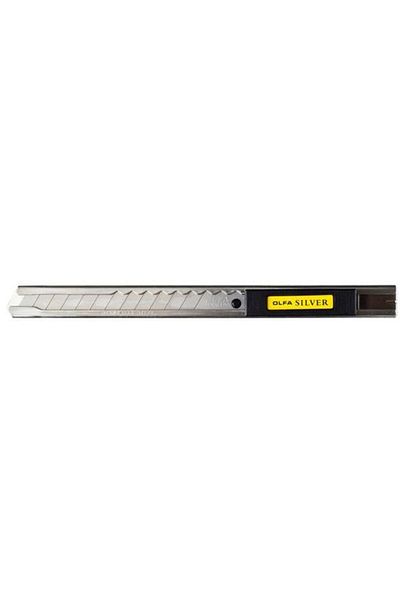 Olfa Professional cutter 9 mm, stainless steel, self-locking,