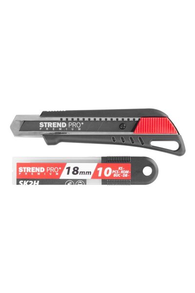 Strend Pro Κόφτης, αυτόματου κλειδώματος, 18 mm, με 10 εφεδρικές λεπίδες, Str...
