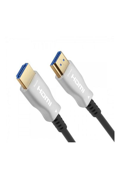 PremiumCord Cablu HDMI optic, 18 Gbps, 4K@60Hz, AOC, V2.0, placat cu aur, 20 m -