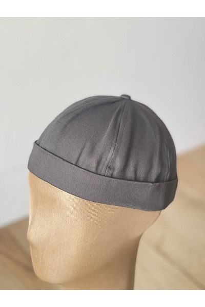 Rupen Kraft 100% Cotton Cap Adjustable Docker Hat Lined Summer Skullcap Hat Retro Hat Skullcap Hat