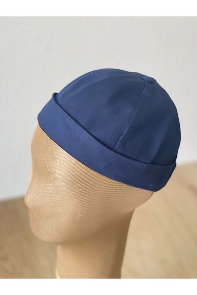 Rupen Kraft 100% Cotton Cap Adjustable Docker Hat Lined Summer Skullcap Hat Retro Hat Skullcap Hat