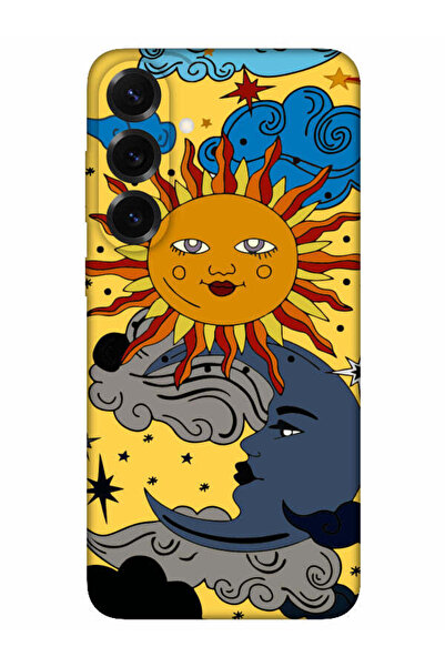 frondcase حافظة هاتف سامسونج S25 بلس الشمس والقمر باللون الأصفر