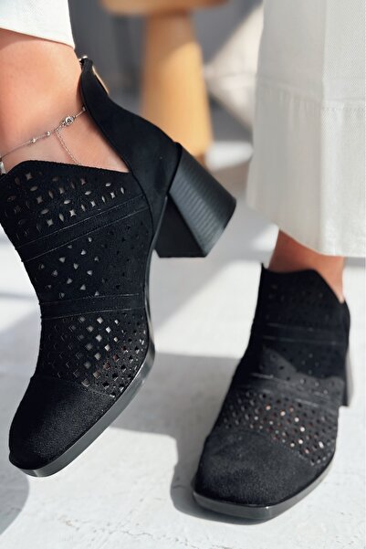 I Love Shoes Zayrond Süet Kovboy Yazlık Bot Siyah