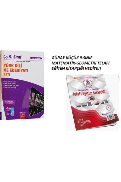 Çap Yayınları ÇAP 9 TÜRK DİLİ VE EDEBİYATI FASİKÜL SET 2025(TELAFİ EĞİTİM KİT...