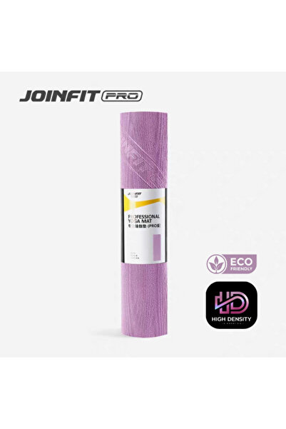 JOINFIT Pro Yoga Mat HD 5mm - Αντιολισθητική επιφάνεια υψηλής πυκνότητας άνεσης - Μαξιλάρι γυμναστικής Pilates Ροζ