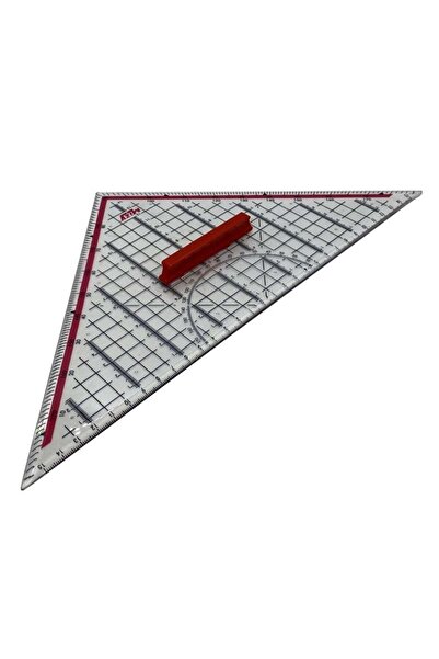 IFAS Geodetic Triangular Ruler Sailor Ruler Textile Ruler Modelist Ruler 32 cm