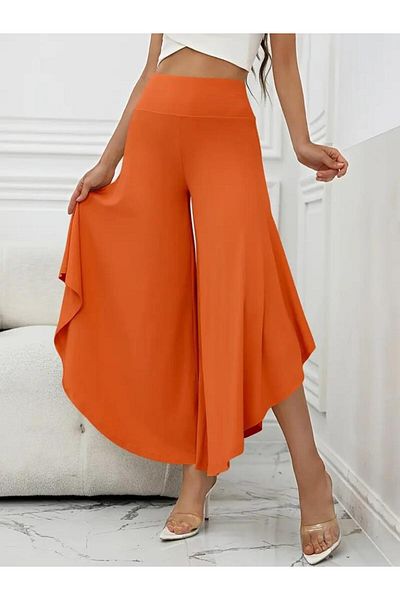 modamtn Women's High Waisted Wide Leg Open Side Sandy Pants