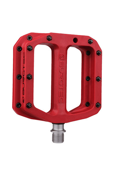Burgtec Penthouse MK4 Professional Bike Pedals, Red