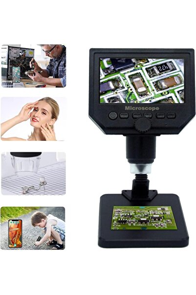 teknom Şarjlı masa üstü mikroskop resim video kayt eden yeni başlayanlar için...