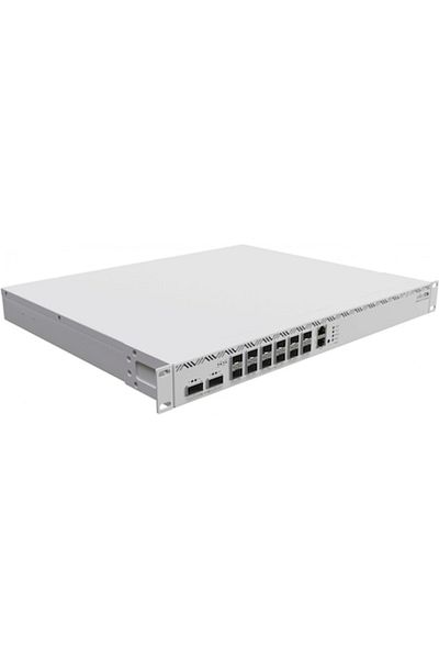 MIKROTIK Router, MikroTik, CCR2216-1G-12XS-2XQ, 16GB RAM, 12x SPF28, 2x QSFP28, White