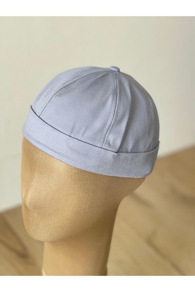 Rupen Kraft 100% Cotton Cap Adjustable Docker Hat Lined Summer Skullcap Hat Retro Hat Skullcap Hat