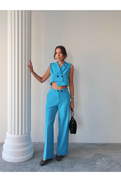 Swass Rachel Vest Double Suit Blue