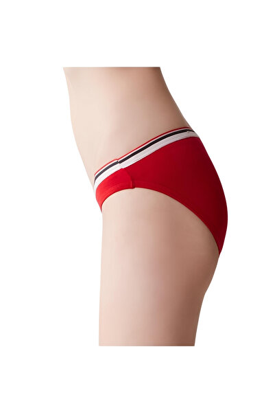 U.S. Polo Assn. Women's Colorful 3-Piece Slip Panty Set - Starry Stripes and Printed