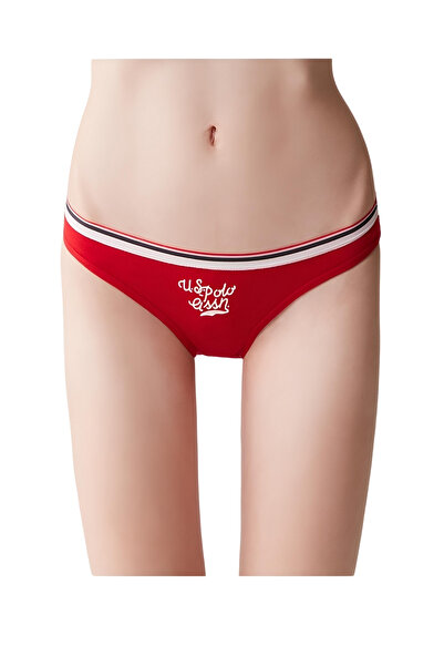 U.S. Polo Assn. Women's Colorful 3-Piece Slip Panty Set - Starry Stripes and Printed