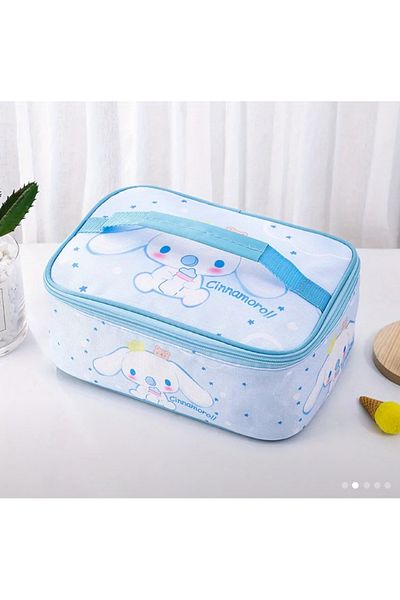 So Iconic Cutie de prânz termoizolată Sanrio Cinnamoroll / Geantă de culoare albastră / Geantă de prânz